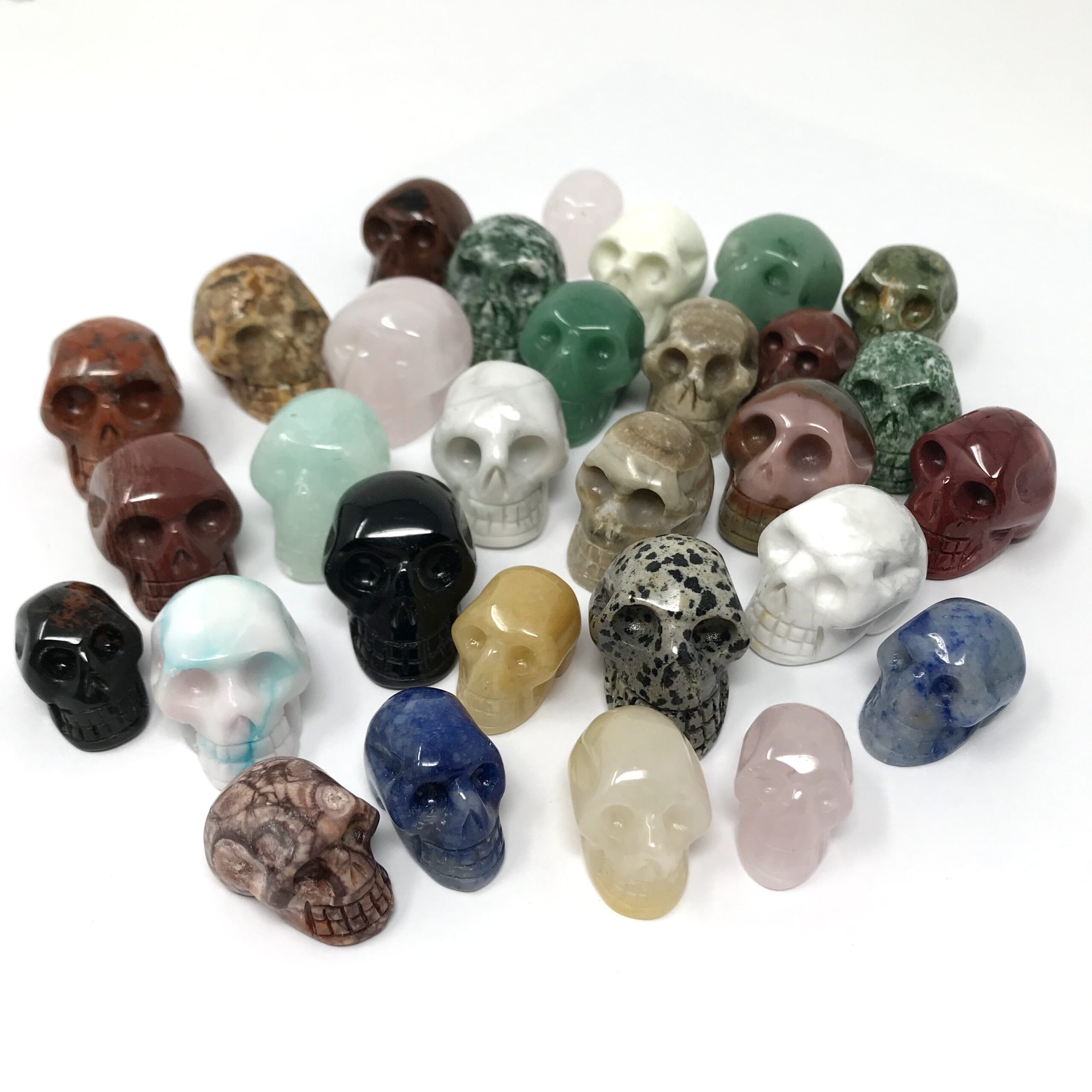 Mixed Mini Crystal Skulls