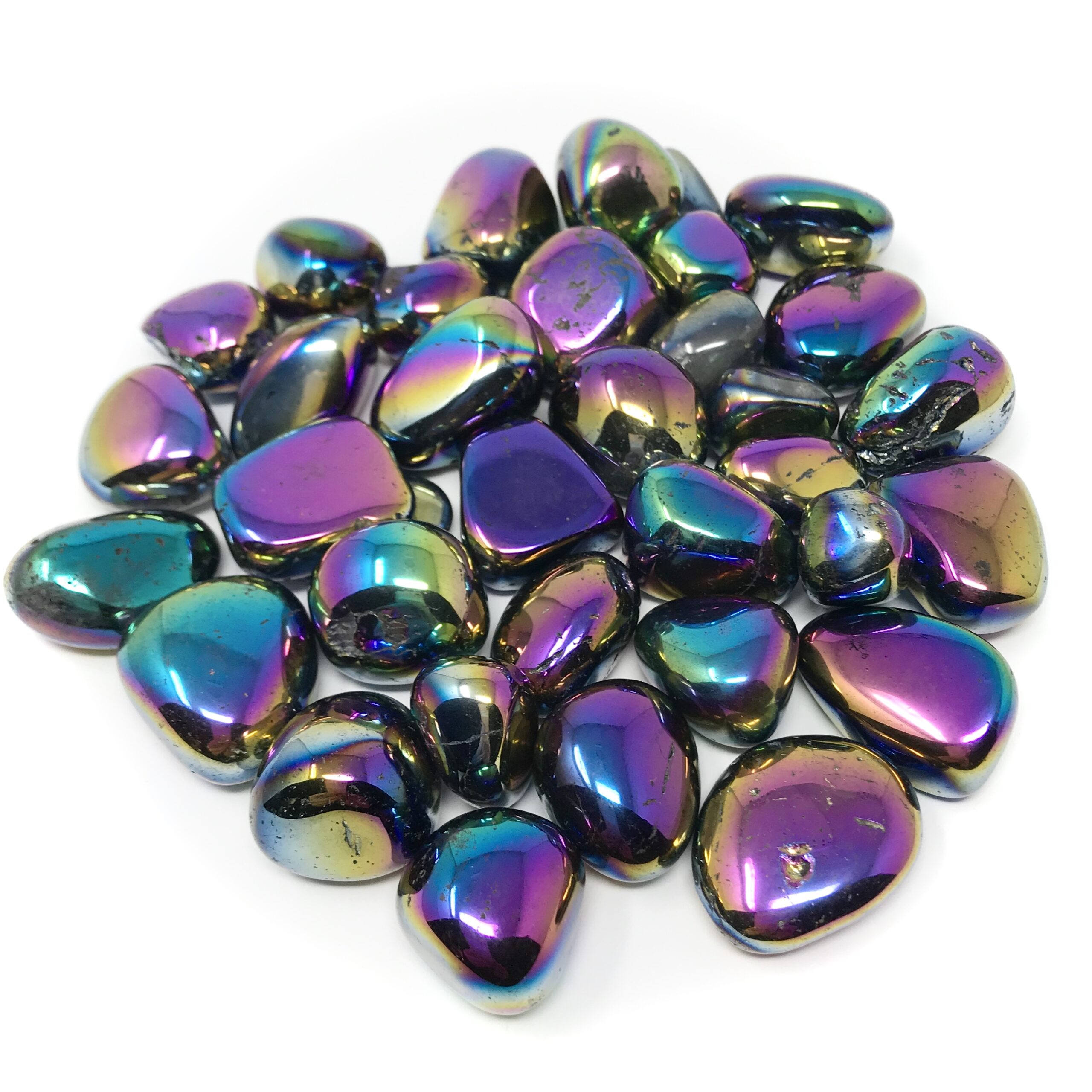 Titanium Aura Quartz Tumble