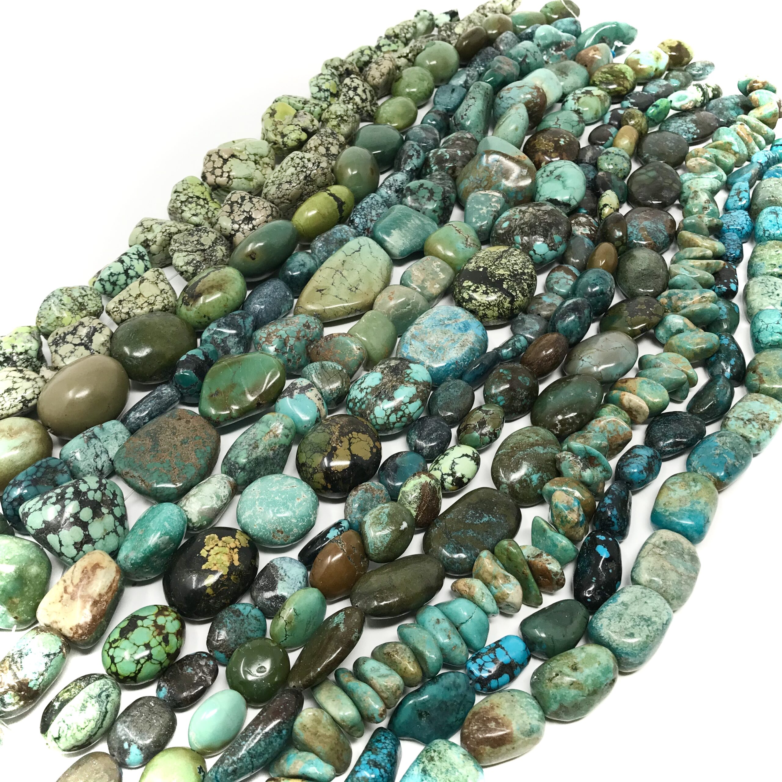 Hubei Turquoise Bead Strand