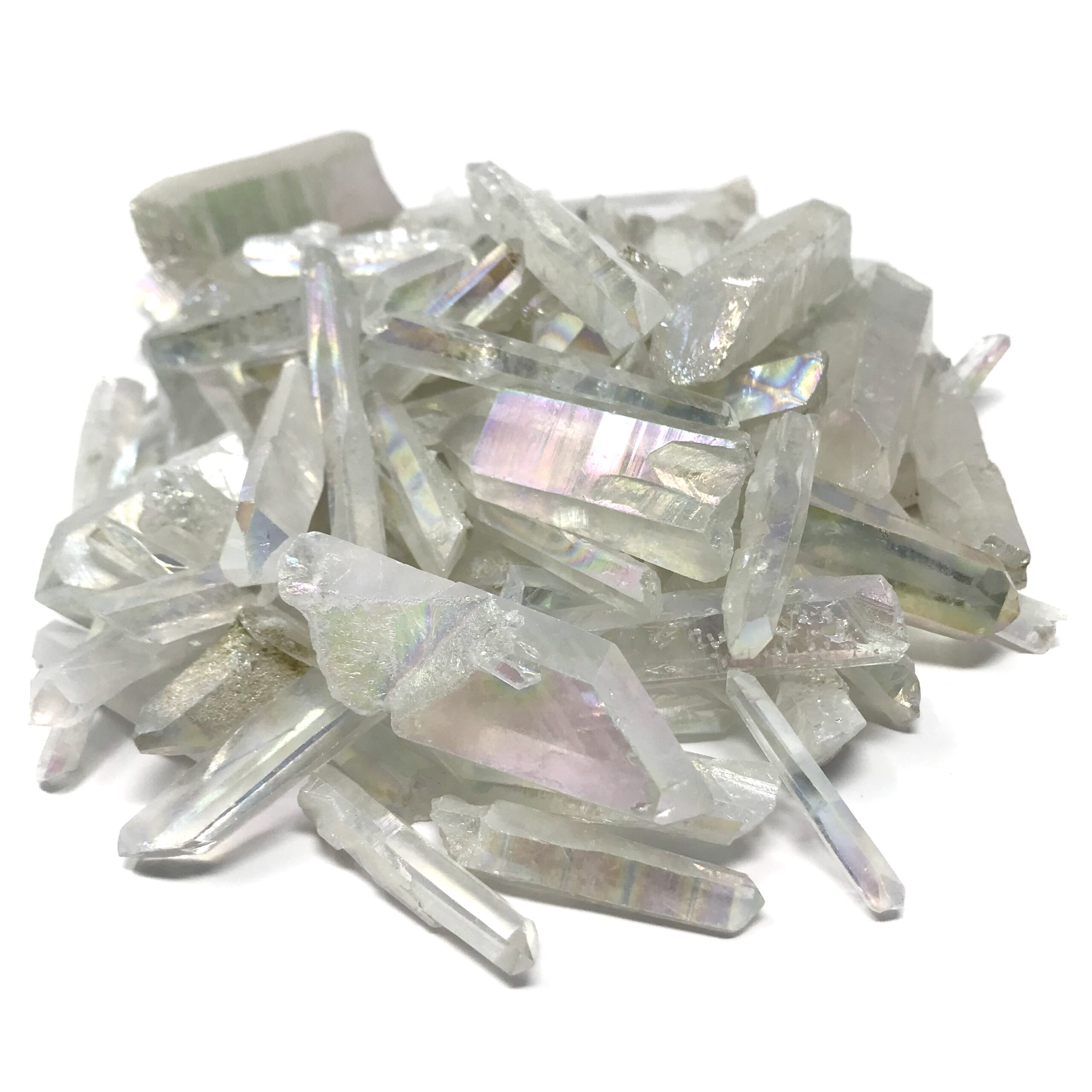 Angel Aura Quartz Rough Mini Points