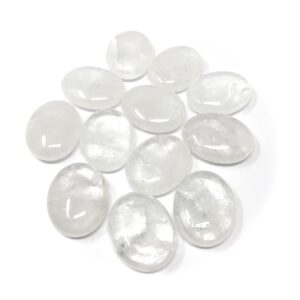 Clear Quartz Palm Stone
