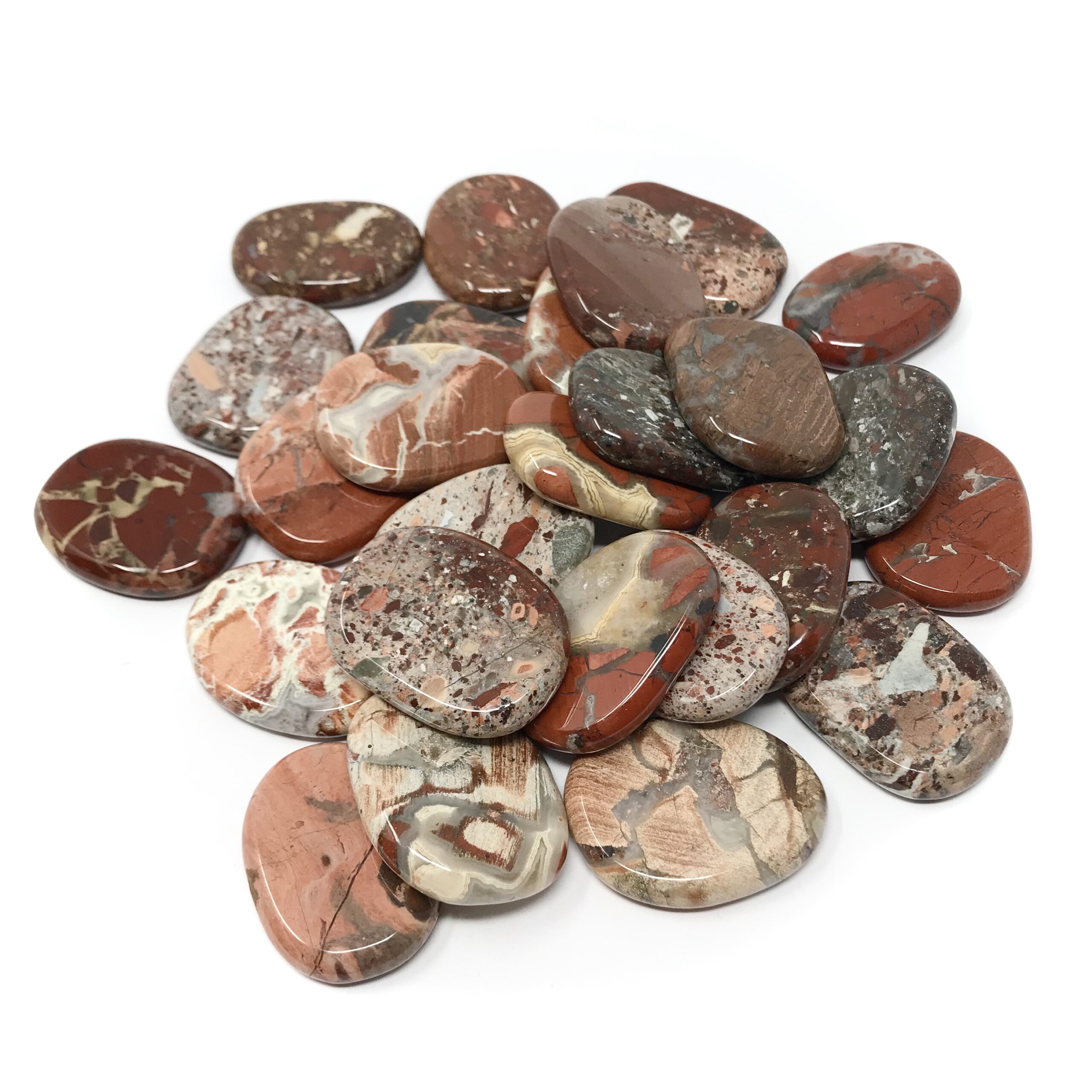 Brecciated Jasper Flat Stone