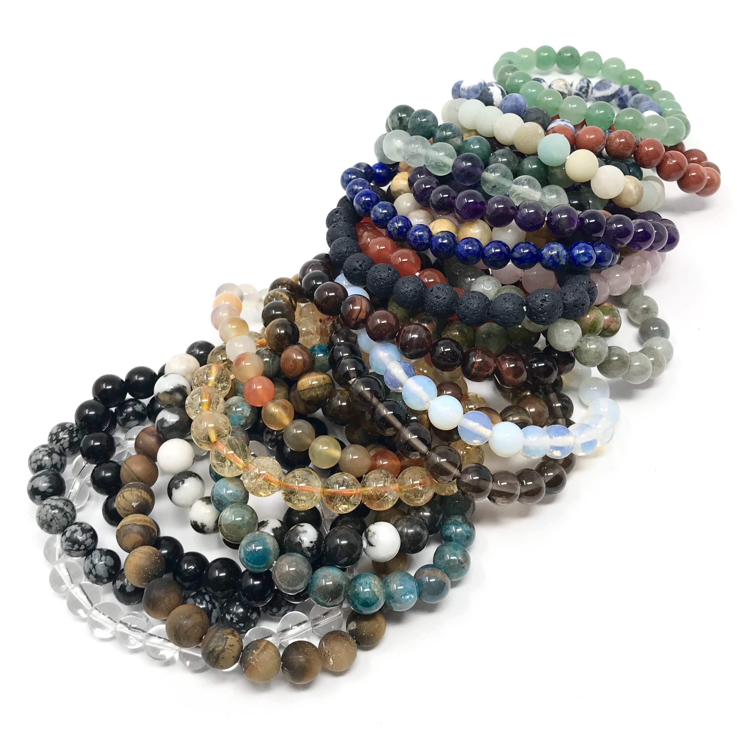 Assorted Gemstone Bead Bracelet
