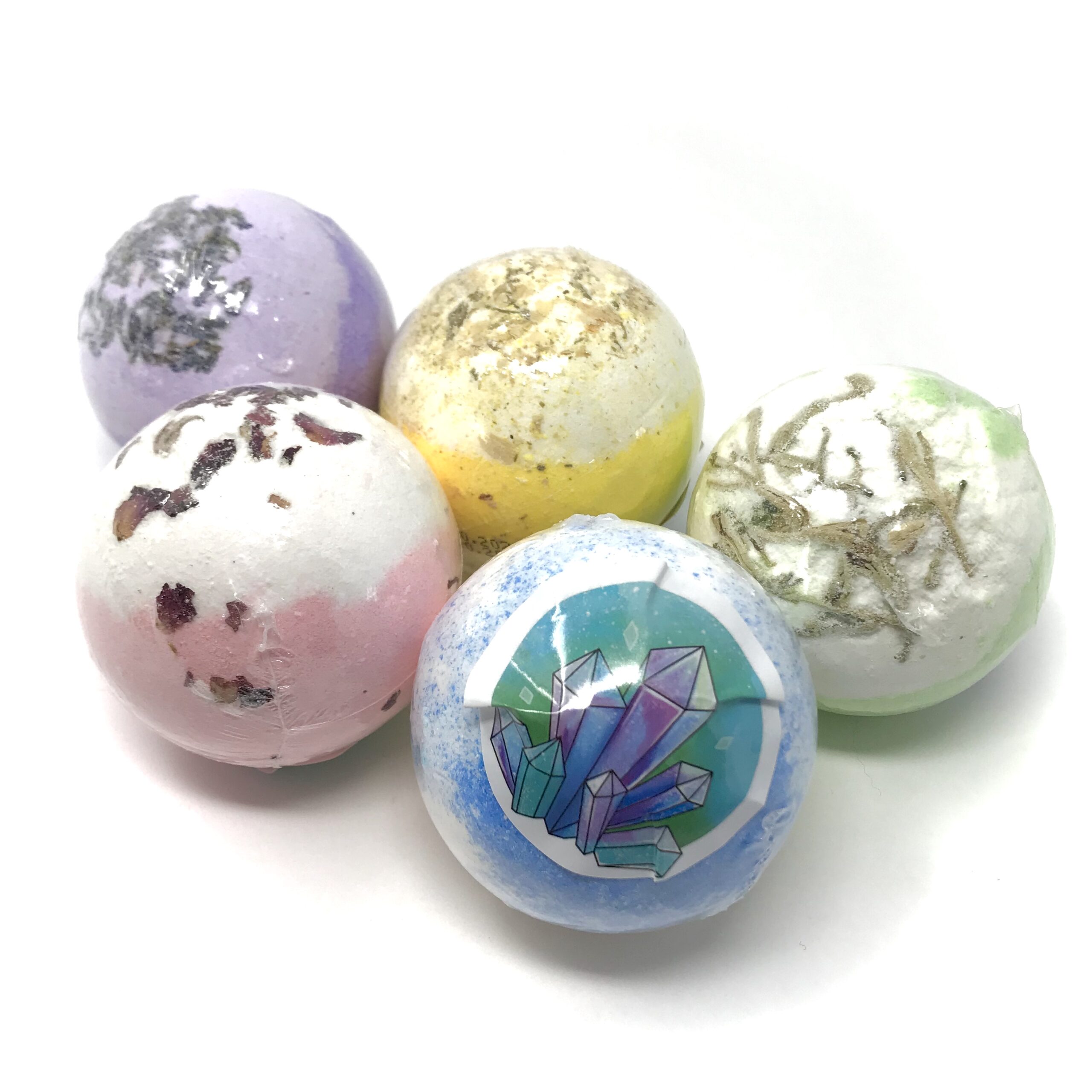 Crystal Bath Bomb with tumble